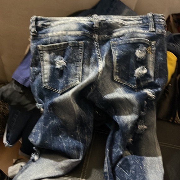 VIP denim skinny jeans, size 14 - Picture 3 of 3